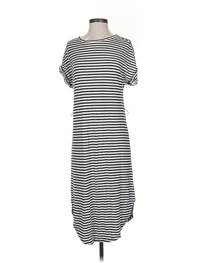 Pre-owned Ann Taylor Loft Casual Dress In Gray