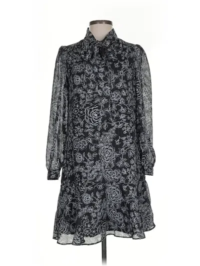 Pre-owned Ann Taylor Loft Casual Dress In Gray