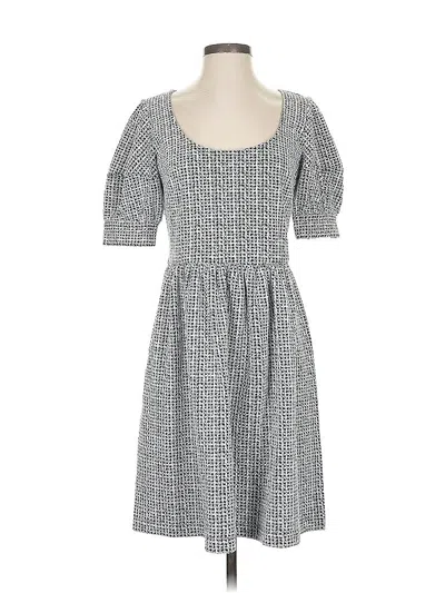 Pre-owned Ann Taylor Loft Casual Dress In Gray
