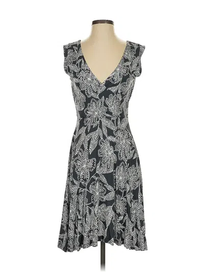Pre-owned Ann Taylor Loft Casual Dress In Gray