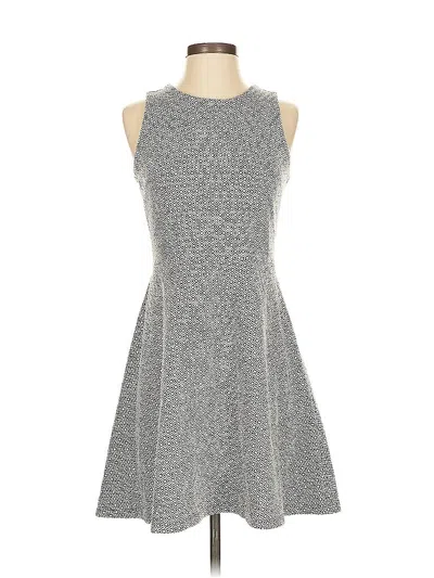Pre-owned Ann Taylor Loft Casual Dress In Gray