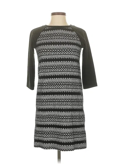 Pre-owned Ann Taylor Loft Casual Dress In Gray