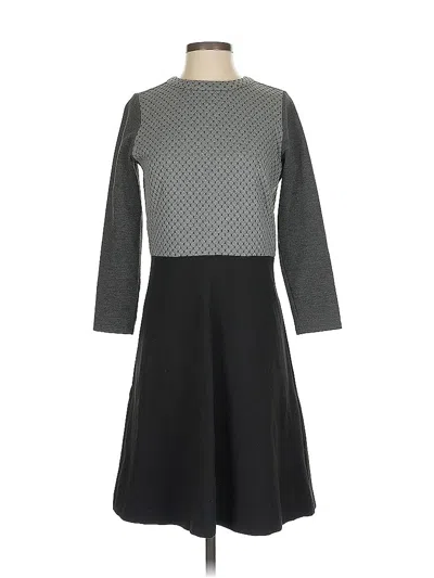 Pre-owned Ann Taylor Loft Casual Dress In Gray