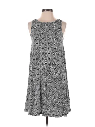 Pre-owned Ann Taylor Loft Casual Dress In Gray