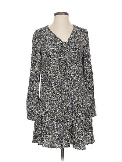 Pre-owned Ann Taylor Loft Casual Dress In Gray