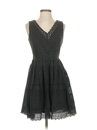 Pre-owned Ann Taylor Loft Casual Dress In Gray