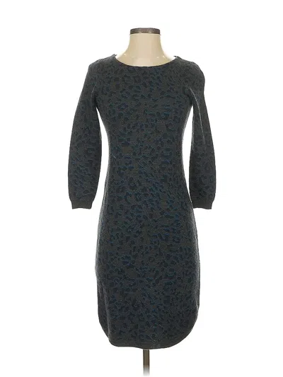 Pre-owned Ann Taylor Loft Casual Dress In Gray