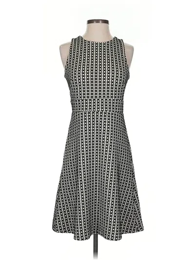 Pre-owned Ann Taylor Loft Casual Dress In Gray