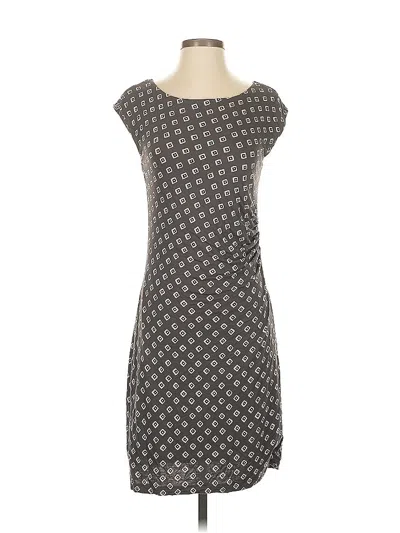 Pre-owned Ann Taylor Loft Casual Dress In Gray