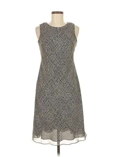 Pre-owned Ann Taylor Loft Casual Dress In Gray