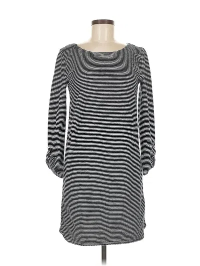 Pre-owned Ann Taylor Loft Casual Dress In Gray
