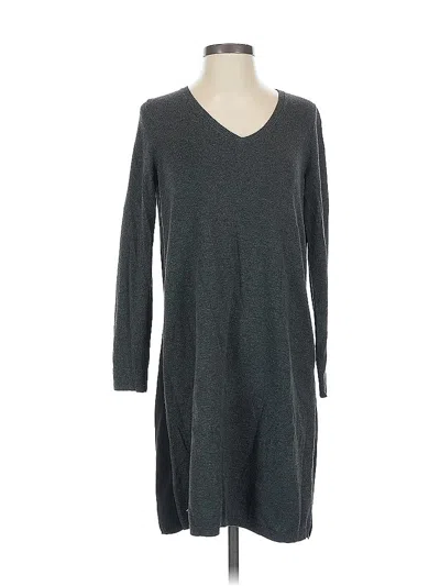 Pre-owned Ann Taylor Loft Casual Dress In Gray