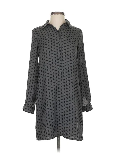 Pre-owned Ann Taylor Loft Casual Dress In Gray