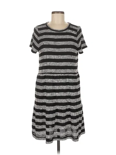 Pre-owned Ann Taylor Loft Casual Dress In Gray