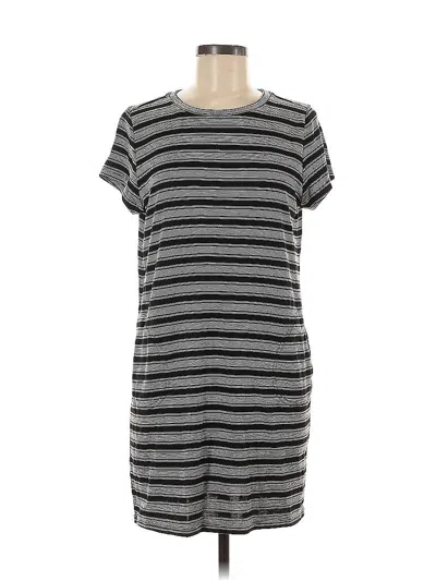 Pre-owned Ann Taylor Loft Casual Dress In Gray