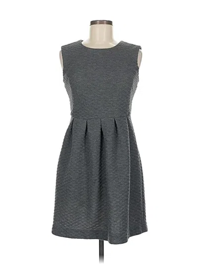 Pre-owned Ann Taylor Loft Casual Dress In Gray