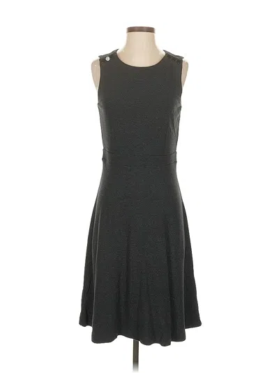 Pre-owned Ann Taylor Loft Casual Dress In Gray