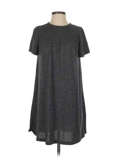 Pre-owned Ann Taylor Loft Casual Dress In Gray