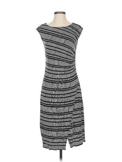 Pre-owned Ann Taylor Loft Casual Dress In Gray