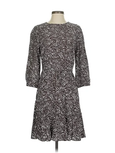 Ann Taylor Loft Casual Dress In Gray