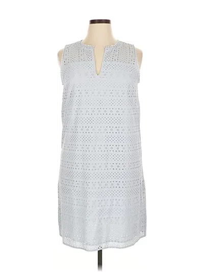 Pre-owned Ann Taylor Loft Casual Dress In Gray