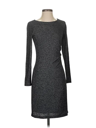 Pre-owned Ann Taylor Loft Casual Dress In Gray