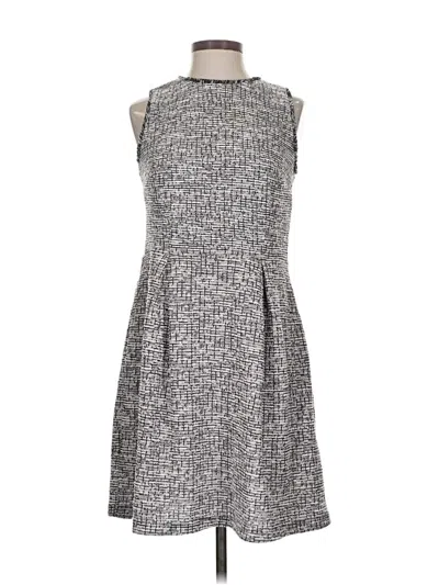 Pre-owned Ann Taylor Loft Casual Dress In Gray