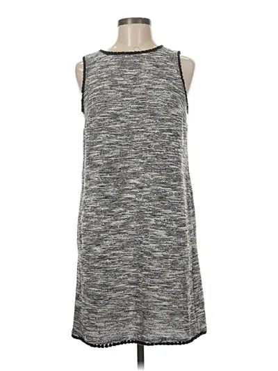 Pre-owned Ann Taylor Loft Casual Dress In Gray