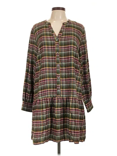 Pre-owned Ann Taylor Loft Casual Dress In Gray
