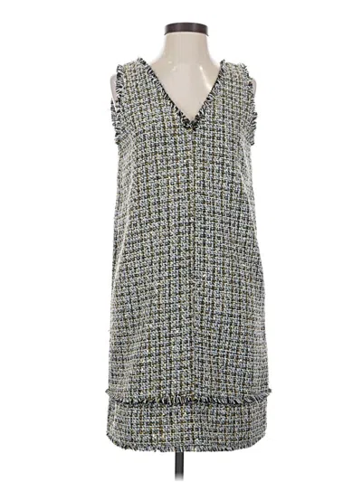 Pre-owned Ann Taylor Loft Casual Dress In Gray