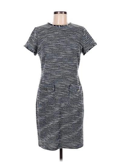 Pre-owned Ann Taylor Loft Casual Dress In Gray