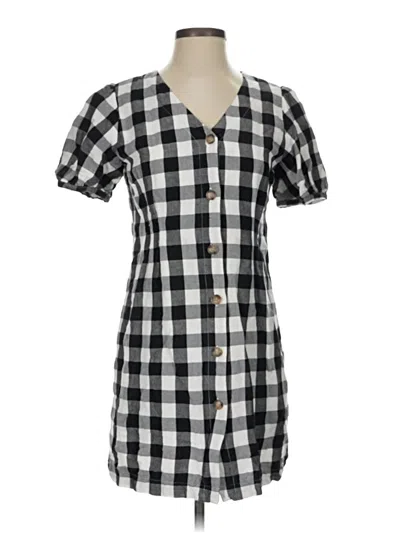 Pre-owned Ann Taylor Loft Casual Dress In Gray