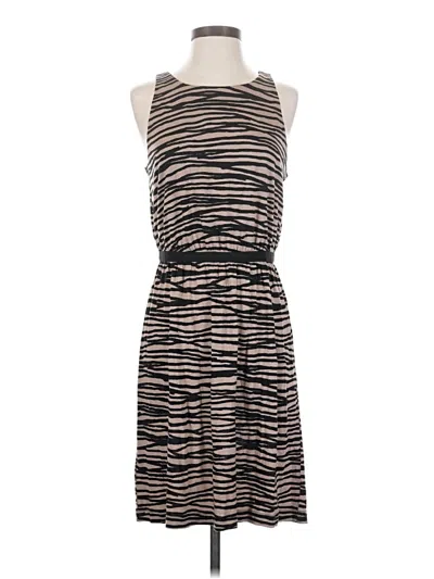 Pre-owned Ann Taylor Loft Casual Dress In Gray