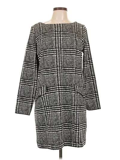 Pre-owned Ann Taylor Loft Casual Dress In Gray