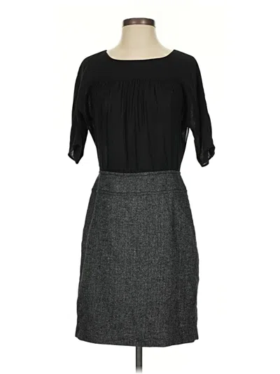 Pre-owned Ann Taylor Loft Casual Dress In Gray