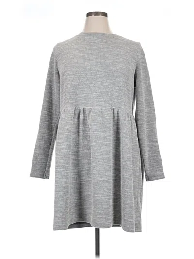Pre-owned Ann Taylor Loft Casual Dress In Gray