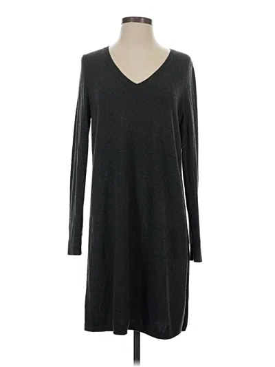 Pre-owned Ann Taylor Loft Casual Dress In Gray