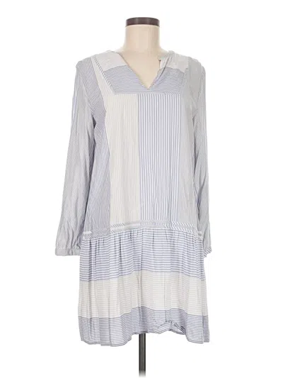 Pre-owned Ann Taylor Loft Casual Dress In Gray