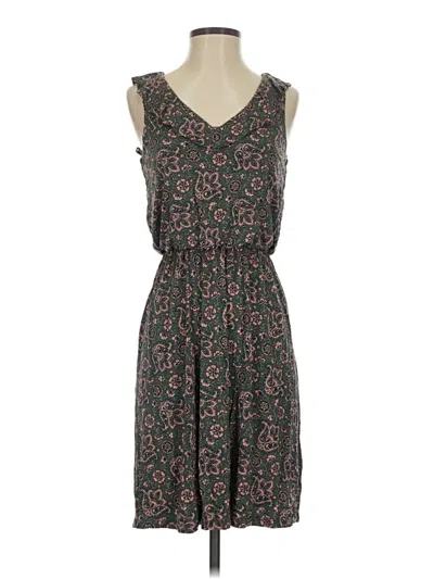 Pre-owned Ann Taylor Loft Casual Dress In Gray