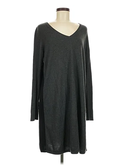 Pre-owned Ann Taylor Loft Casual Dress In Gray