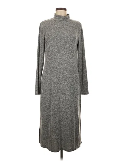 Pre-owned Ann Taylor Loft Casual Dress In Gray
