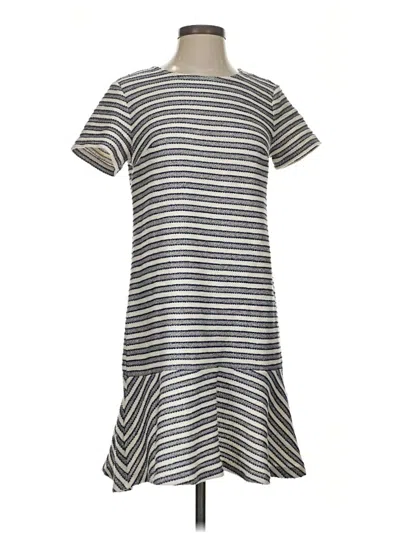 Pre-owned Ann Taylor Loft Casual Dress In Gray