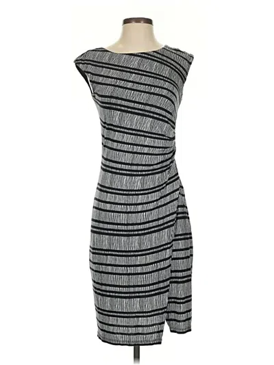 Pre-owned Ann Taylor Loft Casual Dress In Gray
