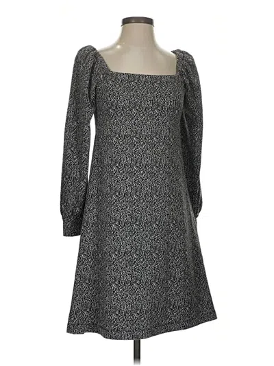 Pre-owned Ann Taylor Loft Casual Dress In Gray