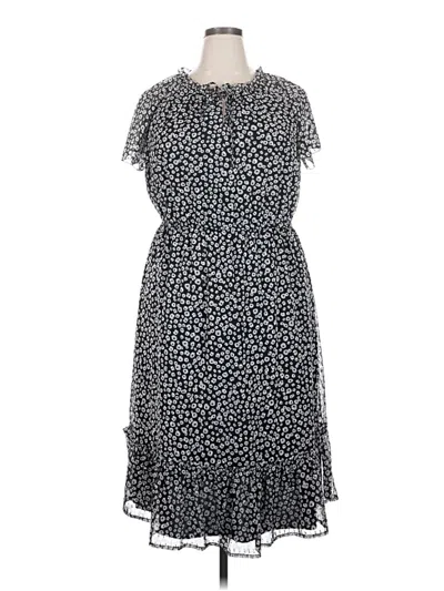 Pre-owned Ann Taylor Loft Casual Dress In Gray