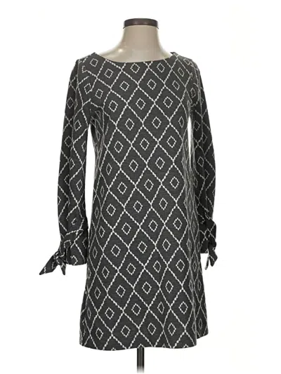 Pre-owned Ann Taylor Loft Casual Dress In Gray