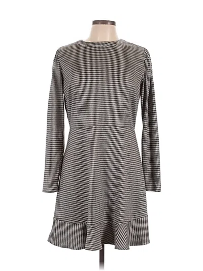 Pre-owned Ann Taylor Loft Casual Dress In Gray