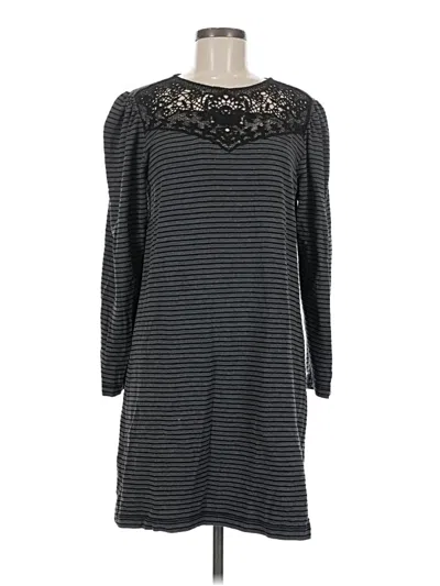 Pre-owned Ann Taylor Loft Casual Dress In Gray