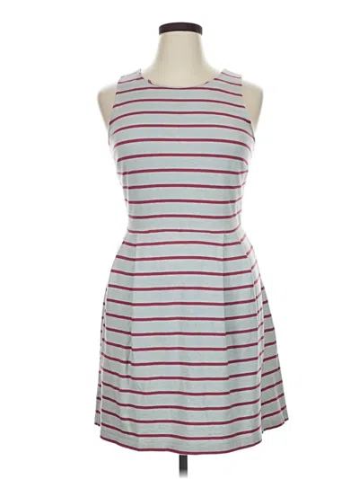 Pre-owned Ann Taylor Loft Casual Dress In Gray