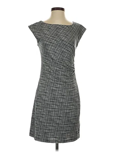Pre-owned Ann Taylor Loft Casual Dress In Gray